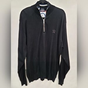 Paul and shark quarter zip knit Cotton Pullover